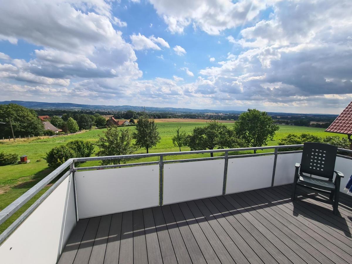 Moderne Ferienwohnung Mit Aussicht Bad Oeynhausen Eksteriør bilde